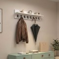 Κρεμάστρα τοίχου Vettini χρώμα λευκό 100x12x20εκ.