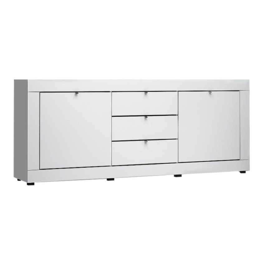 Μπουφές μελαμίνης Ocean χρώμα λευκό 210x45x86εκ.