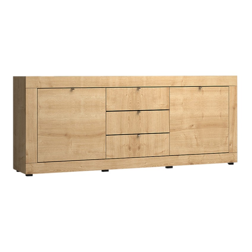 Μπουφές Ocean χρώμα φυσικό οξιάς 210x45x86εκ.