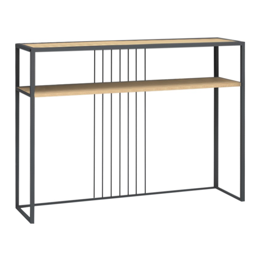 Κονσόλα Kary χρώμα oak 120x33x90εκ.