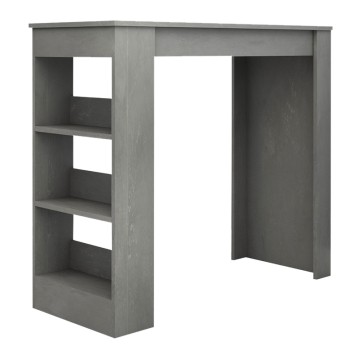Τραπέζι μπαρ Deep χρώμα γκρι σκυροδέματος 120x50x100εκ.