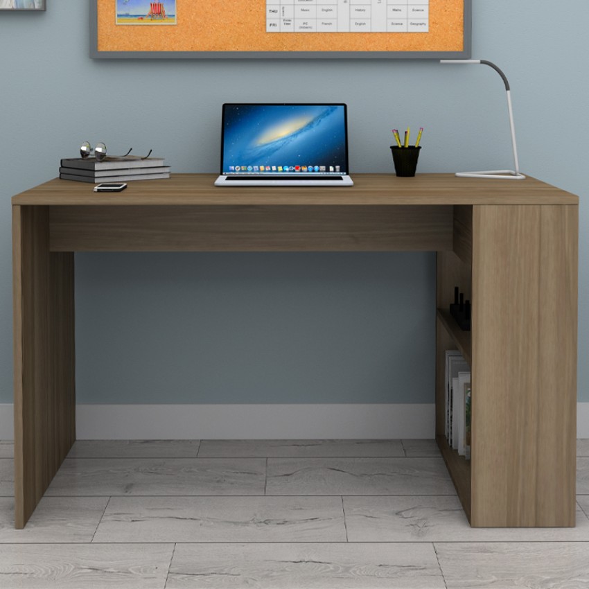Γραφείο εργασίας Mikro χρώμα καρυδί 120x60x75εκ.