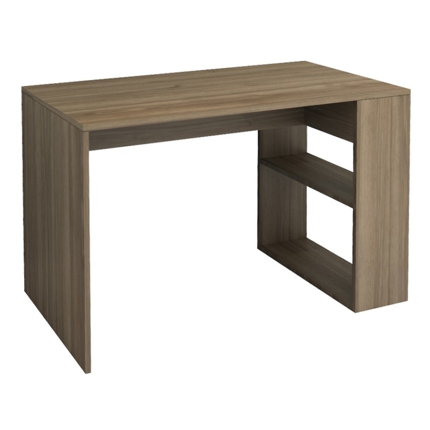 Γραφείο εργασίας Mikro χρώμα καρυδί 120x60x75εκ.