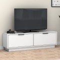 Έπιπλο τηλεόρασης Lisa χρώμα λευκό 140x35x43cm.