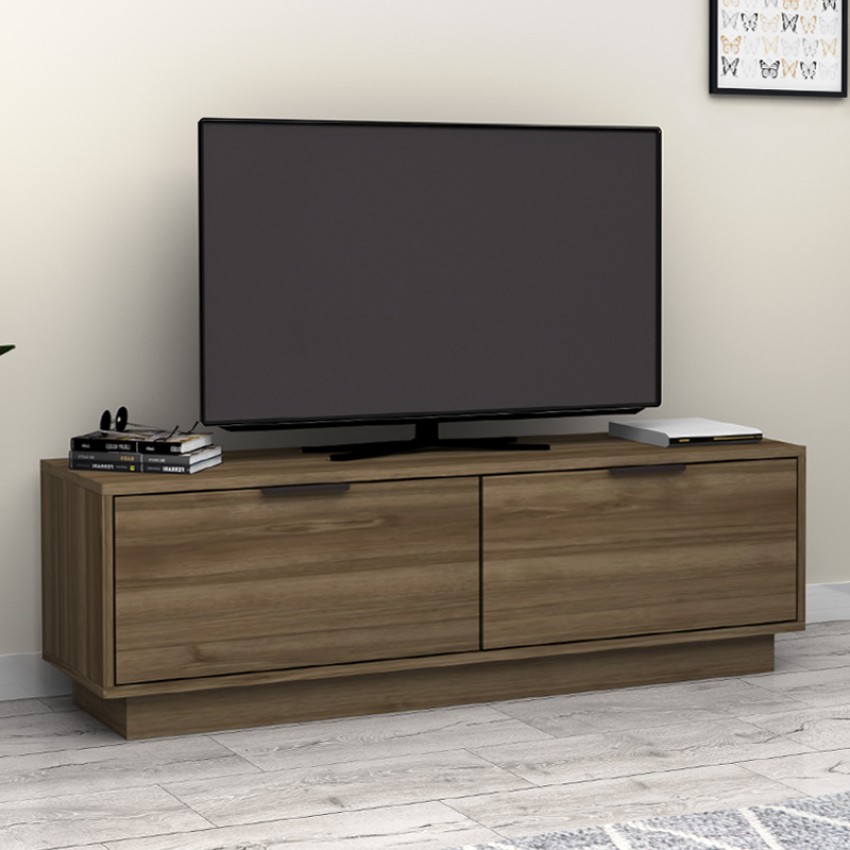 Έπιπλο τηλεόρασης Lisa χρώμα καρυδί 140x35x43cm.
