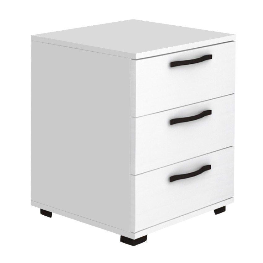 Κομοδίνο - συρταριέρα γραφείου Roco χρώμα λευκό 40x39x57εκ. Κομοδίνο - συρταριέρα γραφείου Roco χρώμα λευκό 40x39x57εκ.