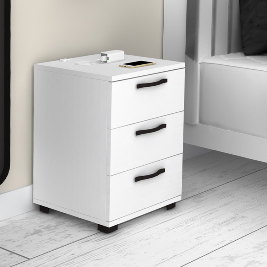 Κομοδίνο - συρταριέρα γραφείου Roco χρώμα λευκό 40x39x57εκ. Κομοδίνο - συρταριέρα γραφείου Roco χρώμα λευκό 40x39x57εκ.