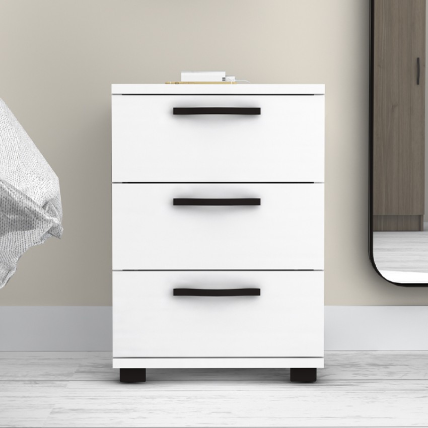 Κομοδίνο - συρταριέρα γραφείου Roco χρώμα λευκό 40x39x57εκ. Κομοδίνο - συρταριέρα γραφείου Roco χρώμα λευκό 40x39x57εκ.