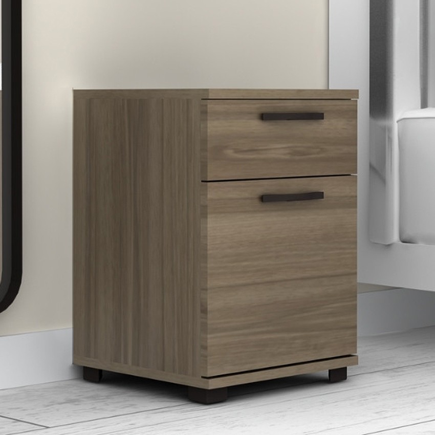 Κομοδίνο - συρταριέρα γραφείου Veto χρώμα καρυδί 40x39x57εκ.