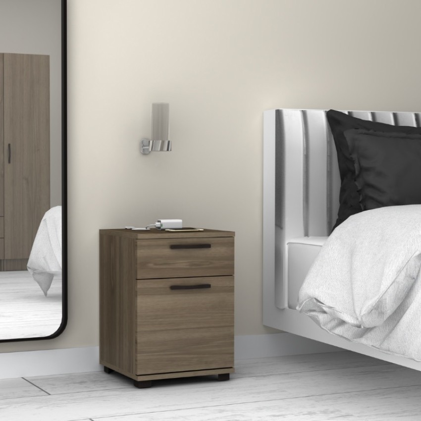 Κομοδίνο - συρταριέρα γραφείου Veto χρώμα καρυδί 40x39x57εκ.