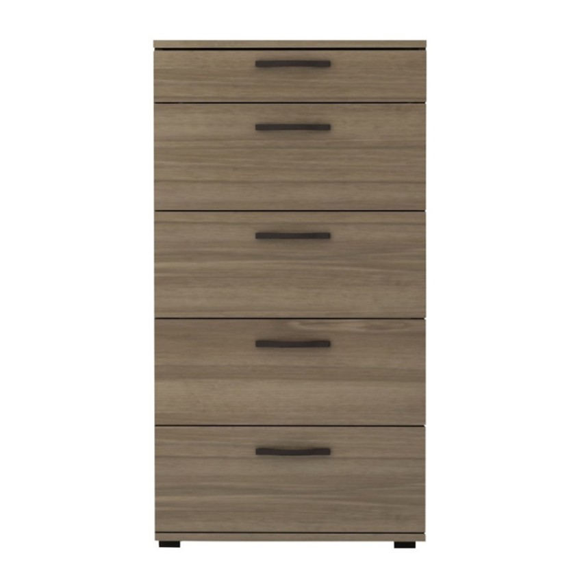 Συρταριέρα Helia χρώμα καρυδί 60x44x108εκ.