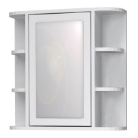 Καθρέπτης μπάνιου Diro Μegapap χρώμα λευκό 65x17,5x60εκ.