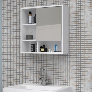 Καθρέπτης μπάνιου Demo Μegapap χρώμα λευκό 60x17,5x60εκ. Καθρέπτης μπάνιου Demo Μegapap χρώμα λευκό 60x17,5x60εκ.