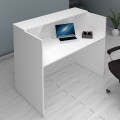 Γραφείο υποδοχής - reception Gemini χρώμα λευκό 150x70x110εκ.