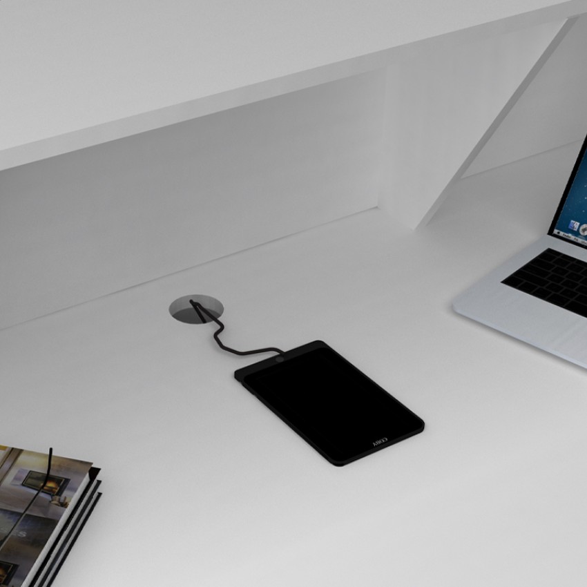 Γραφείο υποδοχής - reception Gemini χρώμα λευκό 150x70x110εκ.