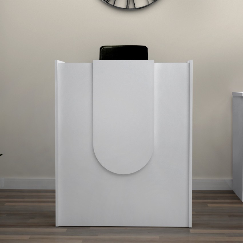 Γραφείο υποδοχής - reception Mezzo χρώμα λευκό 90x40x110εκ.