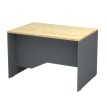 Γραφείο επαγγελματικό Venturo χρώμα ανθρακί - φυσικό οξιάς 120x80x75εκ.