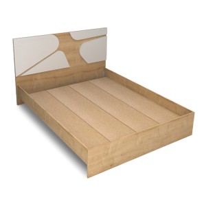 Κρεβάτι Bergamo χρώμα φυσικό οξιάς 160x200εκ.