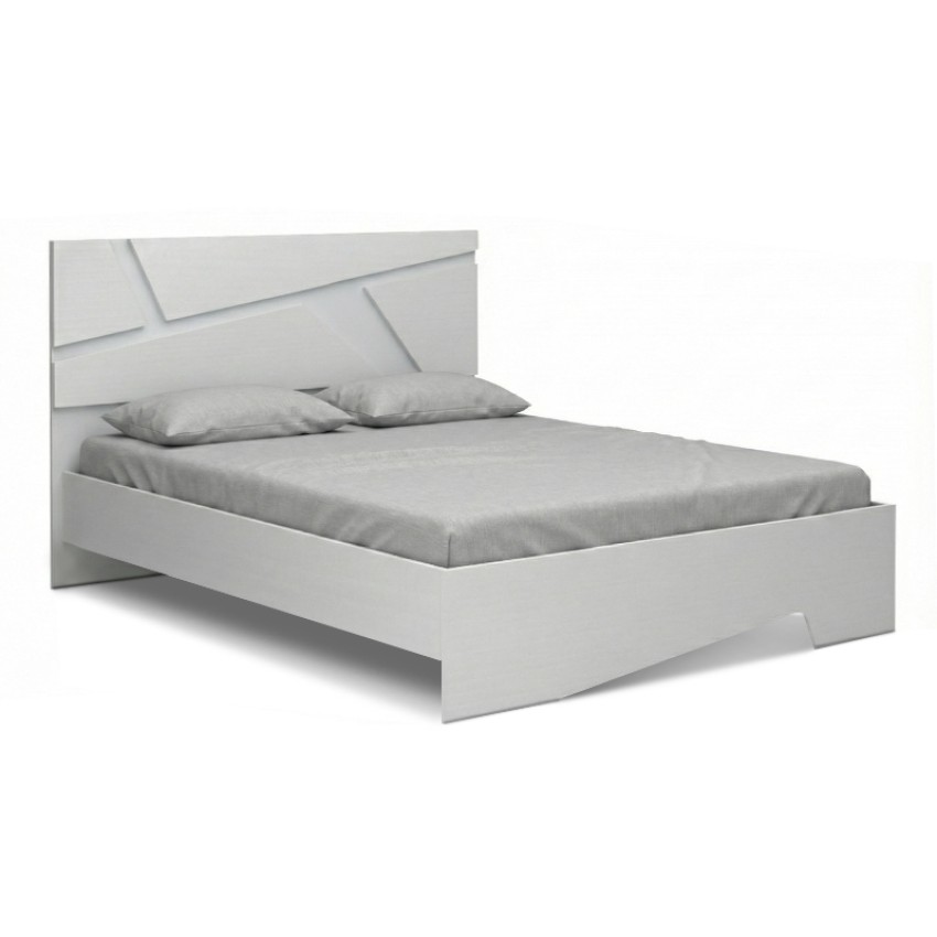 Κρεβάτι Efes χρώμα λευκό 160x200εκ.