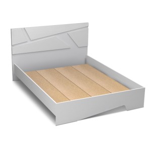 Κρεβάτι Efes χρώμα λευκό 160x200εκ.