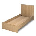 Κρεβάτι Troy χρώμα φυσικό οξιάς 100x200εκ.