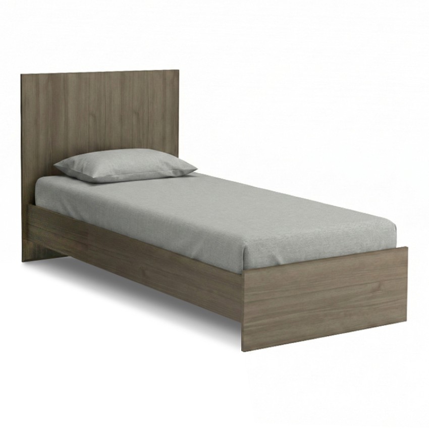 Κρεβάτι Troy χρώμα καρυδί 100x200εκ.