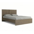 Κρεβάτι Troy χρώμα καρυδί 140x190εκ.