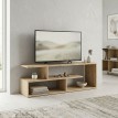 Έπιπλο τηλεόρασης Forever χρώμα φυσικό οξιάς 120x30x40cm.