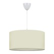 Φωτιστικό οροφής Monahan υφασμάτινο μονόφωτο χρώμα εκρού 38x20x70εκ.