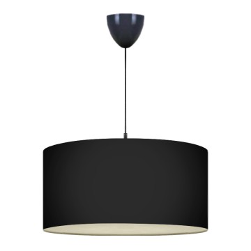 Φωτιστικό οροφής Monahan υφασμάτινο μονόφωτο χρώμα μαύρο 38x21x70εκ.