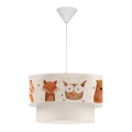 Φωτιστικό Οροφής Υφασμάτινο με Χαριτωμένα Ζωάκια για Παιδικό Δωμάτιο 30x20x70εκ.