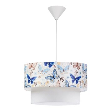 Φωτιστικό Οροφής Υφασμάτινο με Πεταλούδες για Παιδικό Δωμάτιο 30x20x70εκ.