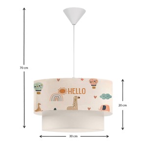 Παιδικό Φωτιστικό Οροφής με Χαριτωμένα Ζωάκια – Μοναδική Ατμόσφαιρα για το Παιδικό Δωμάτιο