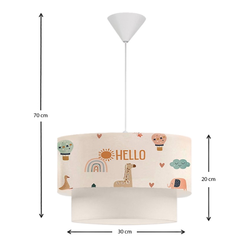 Παιδικό Φωτιστικό Οροφής με Χαριτωμένα Ζωάκια – Μοναδική Ατμόσφαιρα για το Παιδικό Δωμάτιο