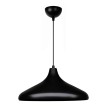 Φωτιστικό οροφής Lela E27 μεταλλικό μονόφωτο χρώμα μαύρο Ø31x100εκ.