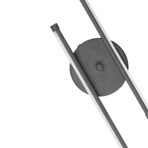 Απλίκα τοίχου Led Frode μεταλλική χρώμα μαύρο 70x10x10εκ. Απλίκα τοίχου Led Frode μεταλλική χρώμα μαύρο 70x10x10εκ.