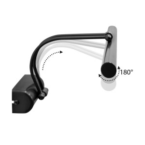 Απλίκα καθρέπτη μπάνιου LED Strop μεταλλική χρώμα μαύρο 35εκ. Απλίκα καθρέπτη μπάνιου LED Strop μεταλλική χρώμα μαύρο 35εκ.