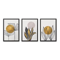 Πίνακας "Plants" 3 τμχ. σε πλαίσιο 35x45x2εκ.