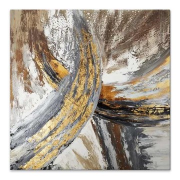 Πίνακας σε καμβά "Routes" ψηφιακής εκτύπωσης 100x100x3εκ.