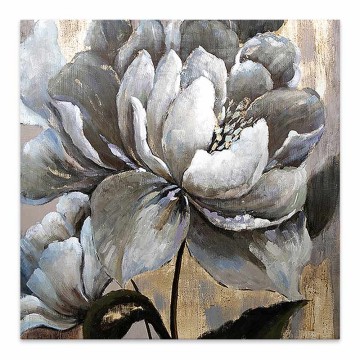 Πίνακας σε καμβά "White Magnolias" ψηφιακής εκτύπωσης 50x50x3εκ.