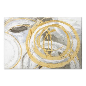 Πίνακας σε καμβά "Exotic Circles" ψηφιακής εκτύπωσης 140x100x3εκ.