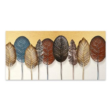 Πίνακας σε καμβά "Autumn Leaves" ψηφιακής εκτύπωσης 140x70x3εκ.