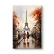 Πίνακας σε καμβά "Autumn in Paris" ψηφιακής εκτύπωσης 70x100x3εκ.