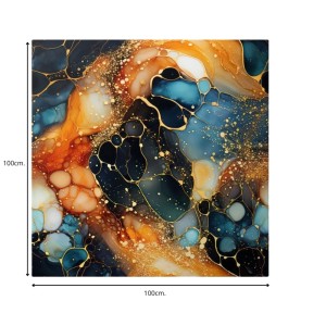 Πίνακας σε καμβά "Universal Texture Abstract" ψηφιακής εκτύπωσης 100x100x3εκ.