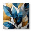 Πίνακας σε καμβά "Botanical Leaves" ψηφιακής εκτύπωσης 100x100x3εκ.