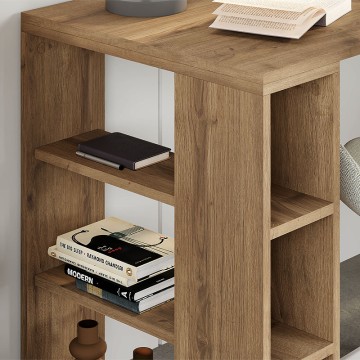 Γραφείο εργασίας Colmar χρώμα ανοιχτό καρυδί 140x60x75εκ