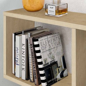 Βοηθητικό τραπεζάκι Homemania από μελαμίνη χρώμα φυσικό οξιάς 60x20x60εκ.