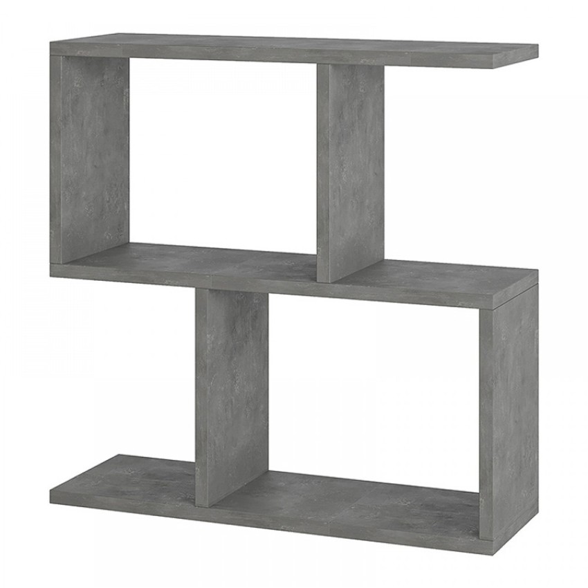 Βοηθητικό τραπεζάκι Homemania από μελαμίνη χρώμα γκρι ρετρό 60x20x60εκ.