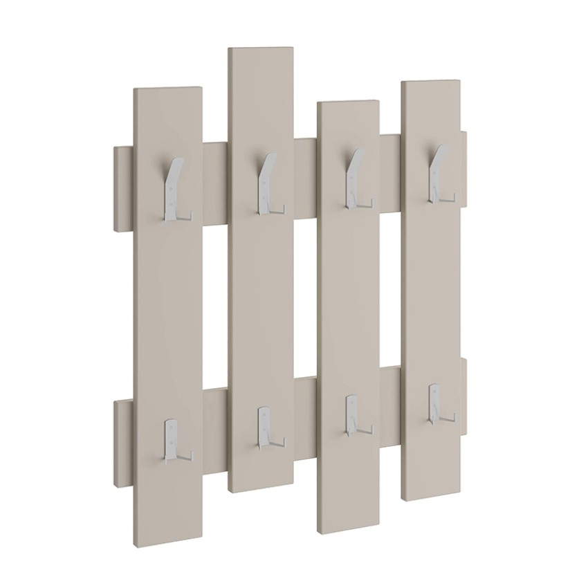 Κρεμάστρα τοίχου Wave χρώμα sandstone 64x4x81εκ.