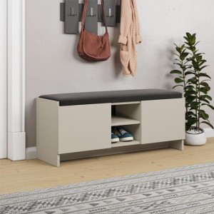 Παπουτσοθήκη Zulla χρώμα sandstone 110x37x43εκ.